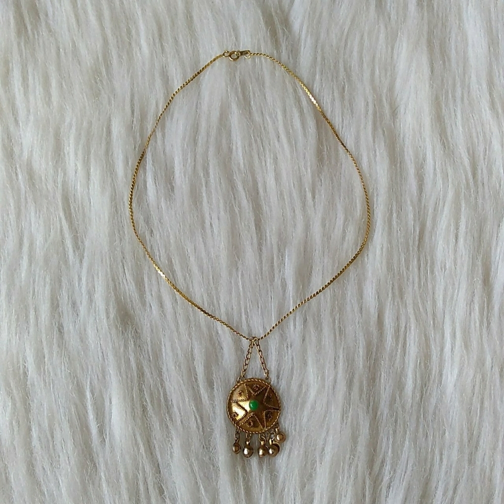 Gold bohemian necklace ✨